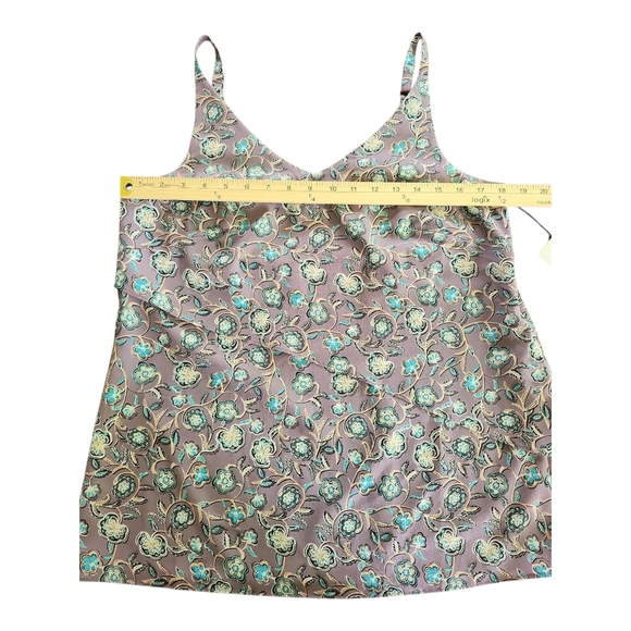 NWT Cabi Floral V-Neck Sleeveless Blouse Size Small 100% Polyester - Picture 6 of 10